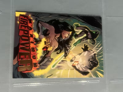 1996 DC Outburst Maximum Firepower Two Heroes Triumph #7 of 20