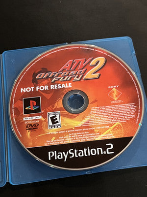 ATV Offroad Fury 2: Not For Resale (Sony Playstation 2 PS2, 2002) DISC ONLY