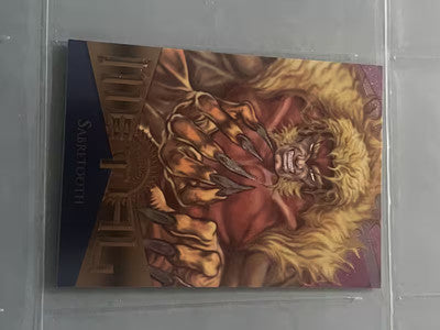 1995 Marvel Metal Sabretooth # 115 Card