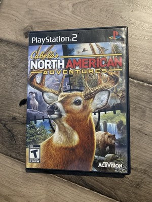 Cabela's North American Adventures (Sony PlayStation 2, 2010) CASE + MANUAL ONLY