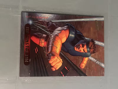 1994 Marvel Universe Meanstreak Fleer Card # 72 Gold Signature Series