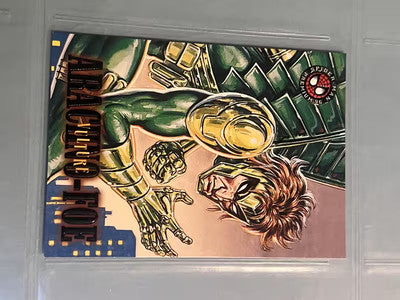 1996 Marvel Spider-Man Premium Arachino-Foe Vulture # 36 Card
