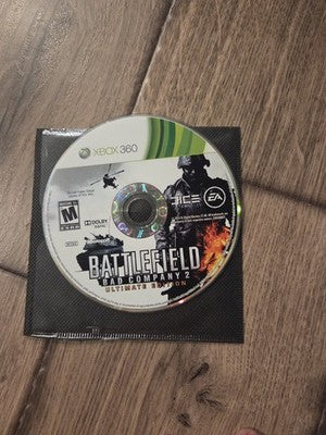 Battlefield: Bad Company 2 Ultimate Edition (Microsoft Xbox 360, 2010) DISC ONLY