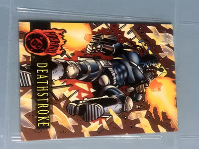 1996 DC Comics Outburst Firepower Deathstroke # 36 Trading Card