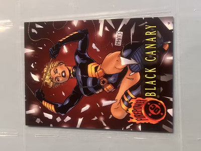 1996 DC Outburst Maximum Firepower Black Canary # 22 Base Card