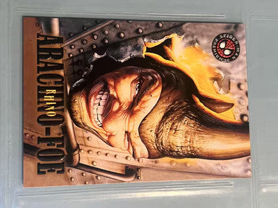 1996 Marvel Spider-Man Premium Arachino-Foe Rhino # 24 Card