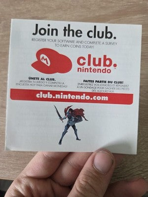 Glory of Heracles (Nintendo DS, 2010) Club Nintendo Insert