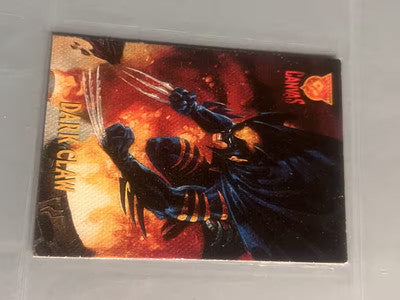 1996 Marvel Canvas Cards Dark Claw Batman Wolverine #3 of 9 Fleer/Skybox Amalgam
