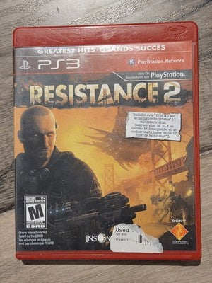 Resistance 2: Greatest Hits (Sony PlayStation 3, 2008) CIB COMPLETE
