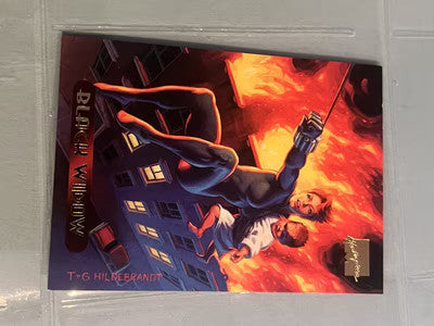 1994 Marvel Masterpieces Black Widow Fleer # 9 Base Card
