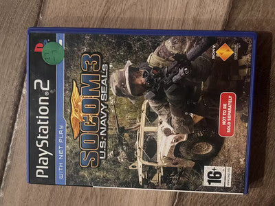 SOCOM 3 US Navy Seals: Not For Resale (Playstation 2, 2006) CIB PAL