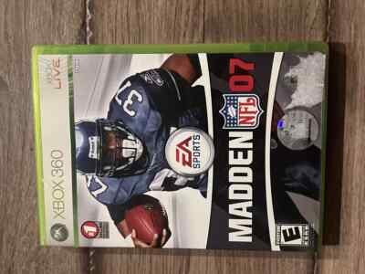 Madden NFL 07 (Microsoft Xbox 360, 2006) CIB