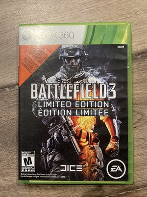 Battlefield 3: Limited Edition (Microsoft Xbox 360, 2011) CIB COMPLETE