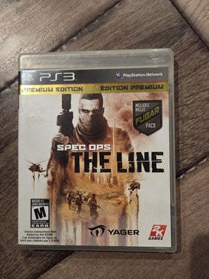 Spec Ops: The Line Premium Edition (Sony PlayStation 3 PS3, 2012) CIB Complete