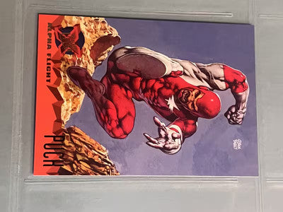 1995 Fleer Ultra X-Men Alpha Fight Puck # 56 Base Card