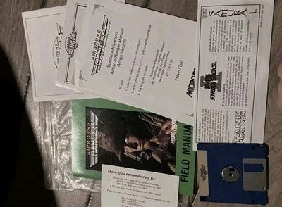 Air borne Ranger (Commodore Amiga, 1991) DISK + MANUAL ONLY