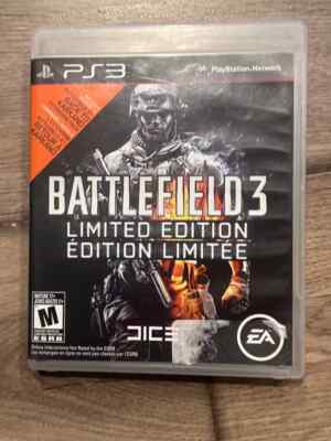 Battlefield 3 Limited Edition (Sony Playstation 3, 2011) NO MANUAL