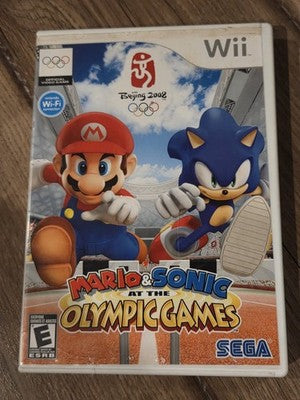 Mario & Sonic at the Olympic Games (Nintendo Wii, 2007) NO MANUAL