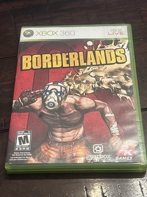 Borderlands (Microsoft Xbox 360, 2009) NO MANUAL