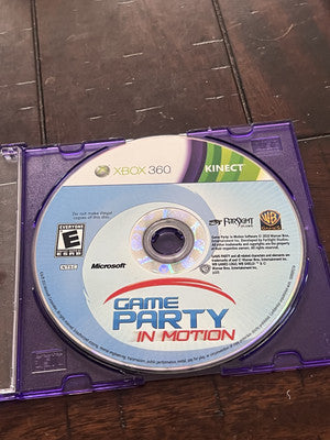 Game Party: In Motion (Microsoft Xbox 360, 2010) DISC ONLY