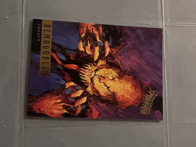 1995 Fleer Marvel Ultra Spider-Man Demogoblin Legacy # 75 Base Card
