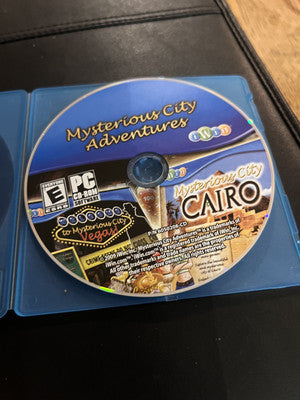 Mysterious City Adventures: Cairo & Vegas (Windows PC, 2010) DISC ONLY