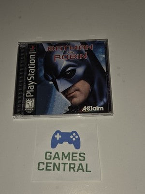 Batman and Robin (Sony Playstation PS1, 1998) CIB COMPLETE
