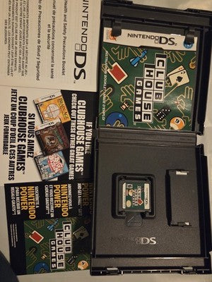 Club House Games (Nintendo DS, 2008) CIB COMPLETE IN BOX