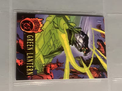 1996 DC Comics Outburst Firepower Green Lantern # 78 Trading Card