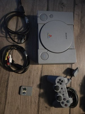Sony PlayStation 1 Console - SCPH-9001 - PS1 - TESTED & Working Cords Memory