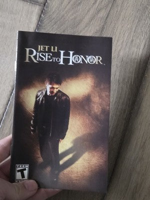 Jet Li Rise to Honor (Sony Playstation 2 PS2, 2004) MANUAL ONLY