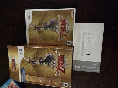The Legend of Zelda Skyward Sword (Nintendo Wii, 2011) NO REMOTE BOX VARIANT