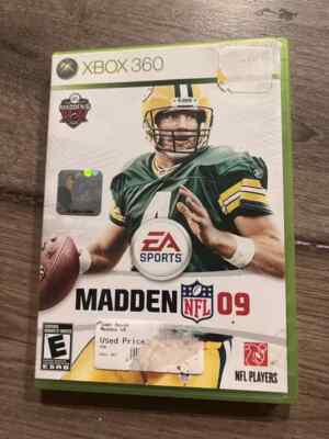 Madden NFL 09 (Microsoft Xbox 360, 2008) NO MANUAL