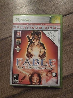 Fable The Lost Chapters Best Of Platinum Hits (Microsoft Xbox 2005) CIB COMPLETE