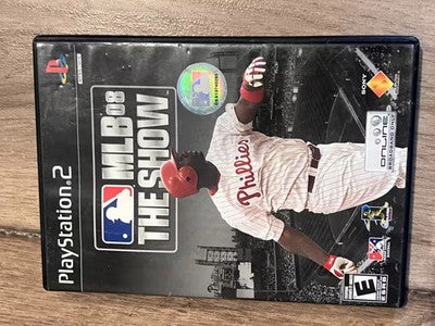 MLB 08 The Show (Sony Playstation 2, 2008) NO MANUAL