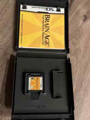 Brain Age (Nintendo DS, 2006) CART + MANUAL ONLY