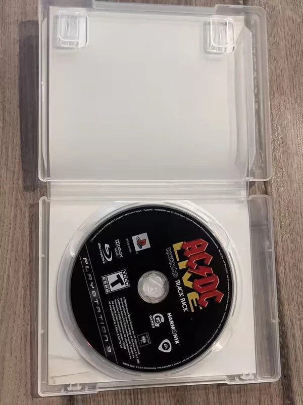 AC/DC Live Rock Band Track Pack (Sony Playstation 3, 2008) NO MANUAL