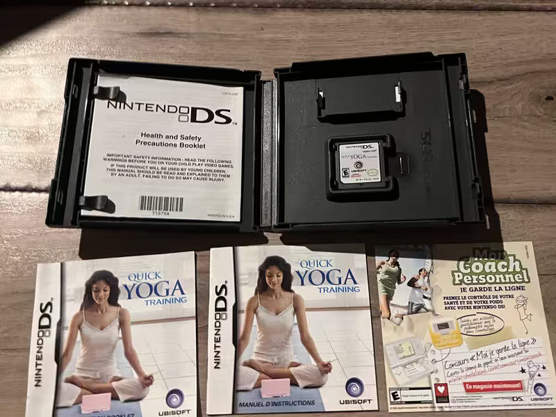 Quick Yoga Training (Nintendo DS, 2008) CIB COMPLETE