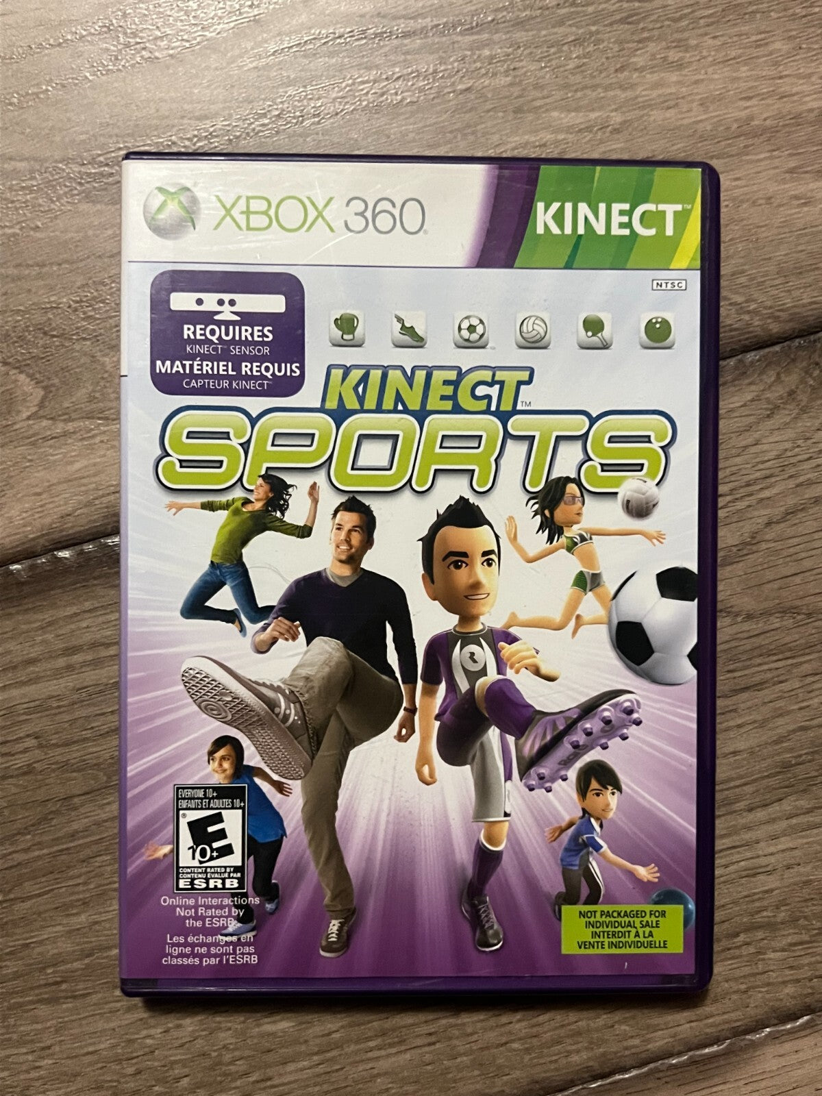 Kinect Sports: Not For Resale (Microsoft Xbox 360, 2010) CIB