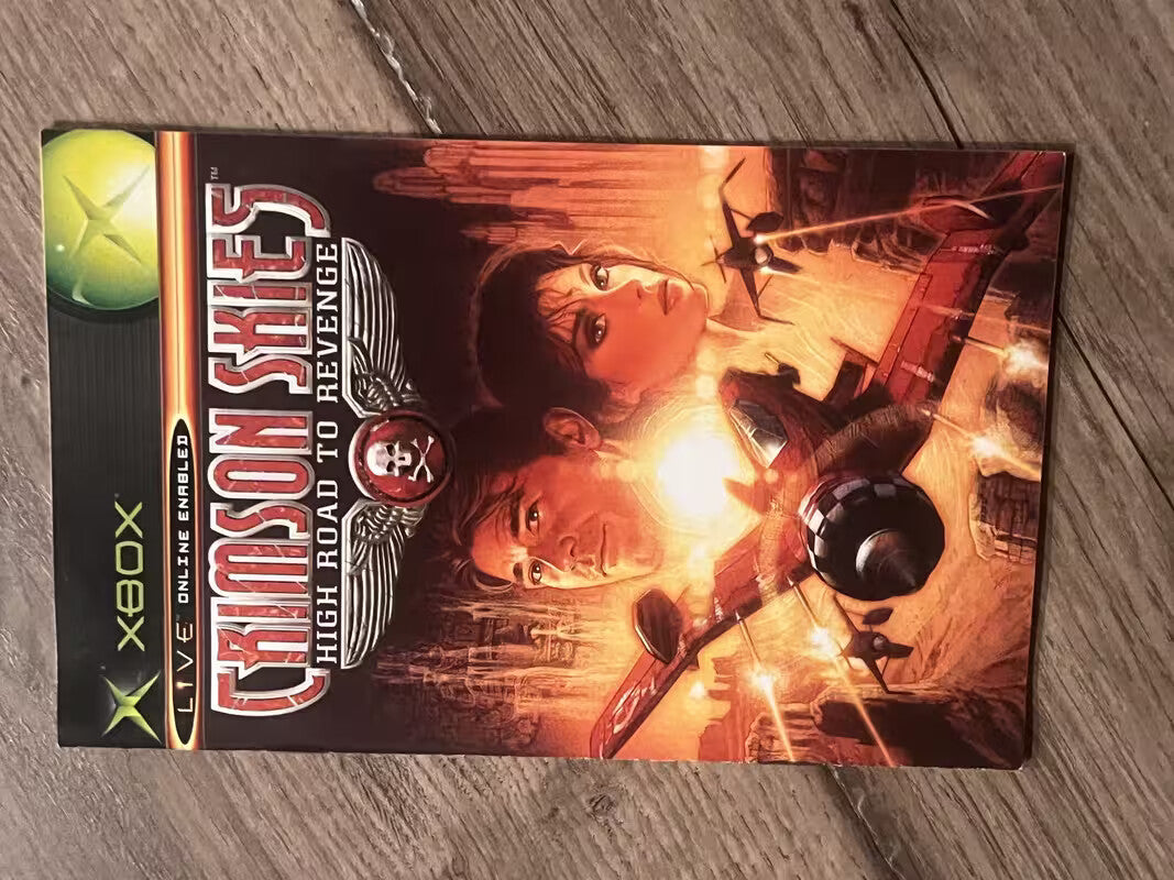 Crimson Skies High Road to Revenge (Microsoft Xbox, 2003) MANUAL ONLY
