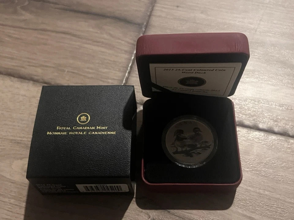2013 Canada 25-Cent Coin: Wood Duck (COA+BOX)