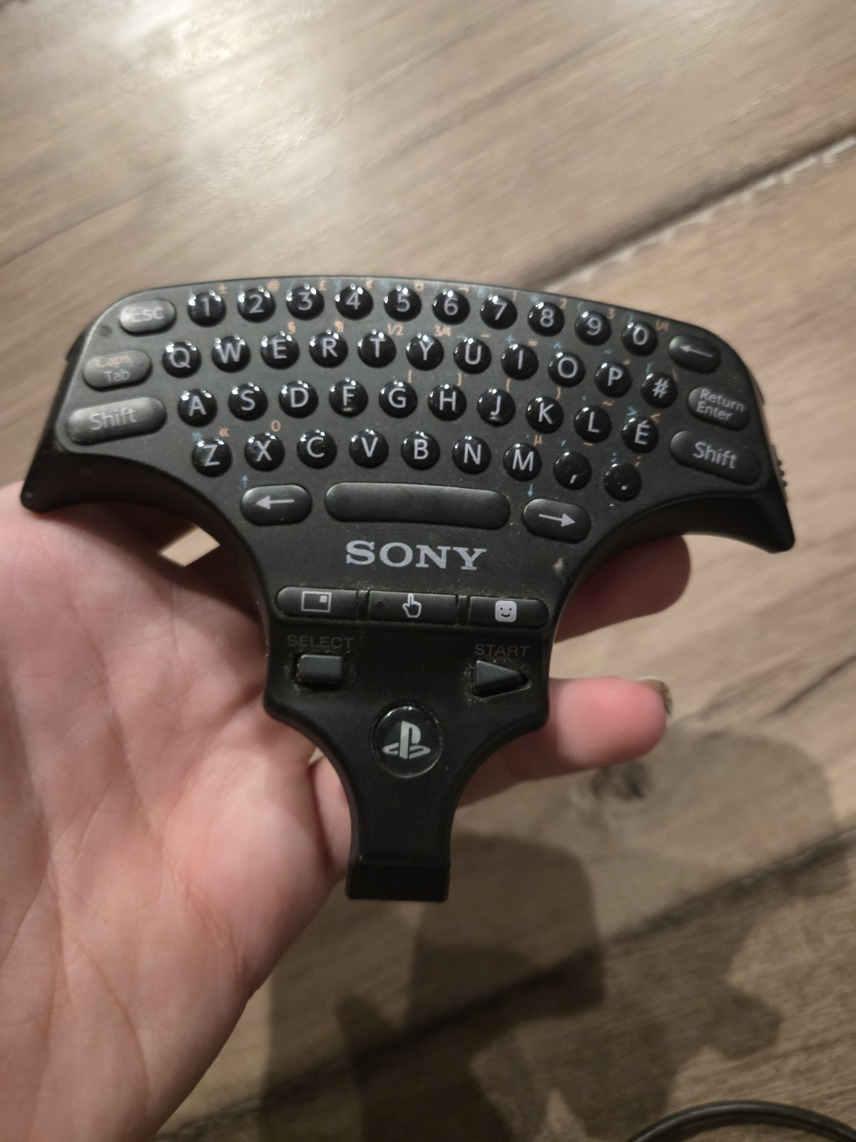 Sony Wireless Keypad Keyboard PlayStation 3 PS3 CECHZK1UC Tested