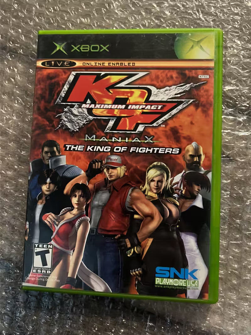 King of Fighters: Maximum Impact - Maniax (Microsoft Xbox, 2005) NO MANUAL