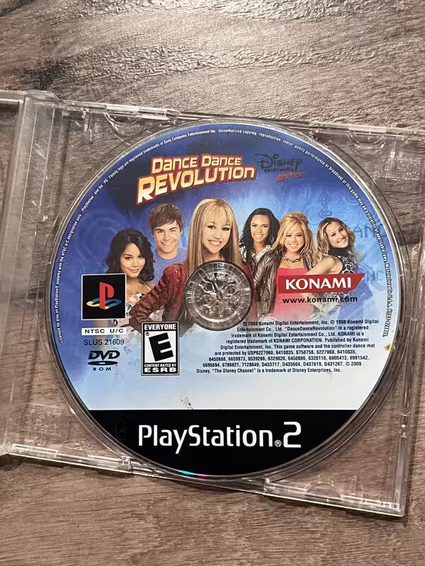 Dance Dance Revolution: Disney Channel Edition (PlayStation 2, 2008) DISC ONLY