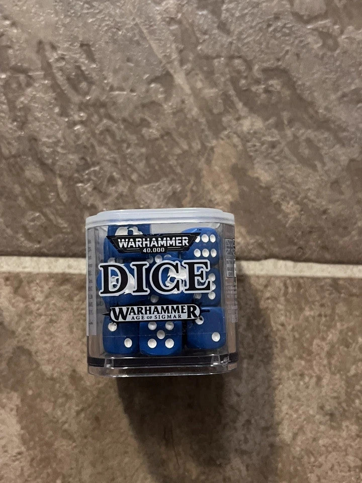 Citadel 12mm Dice Set Warhammer Blue New Sealed