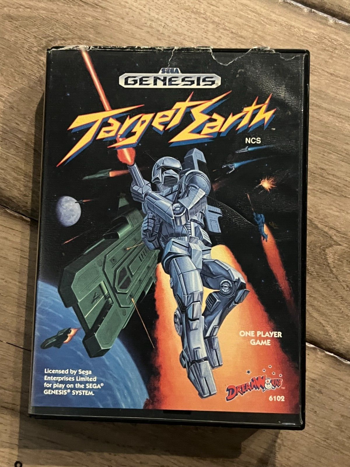 Target Earth (Sega Genesis, 1990) CIB WITH MANUAL