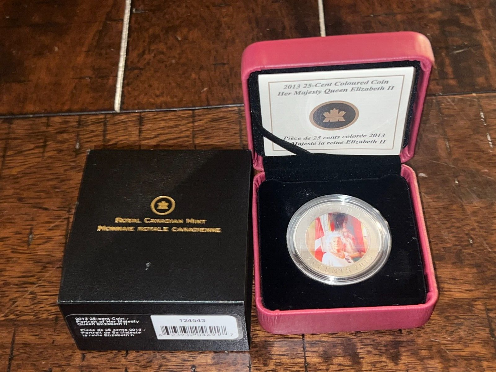 2013 Canada 25-Cent: Portrait of Her Majesty Queen Elizabeth II (COA+BOX)
