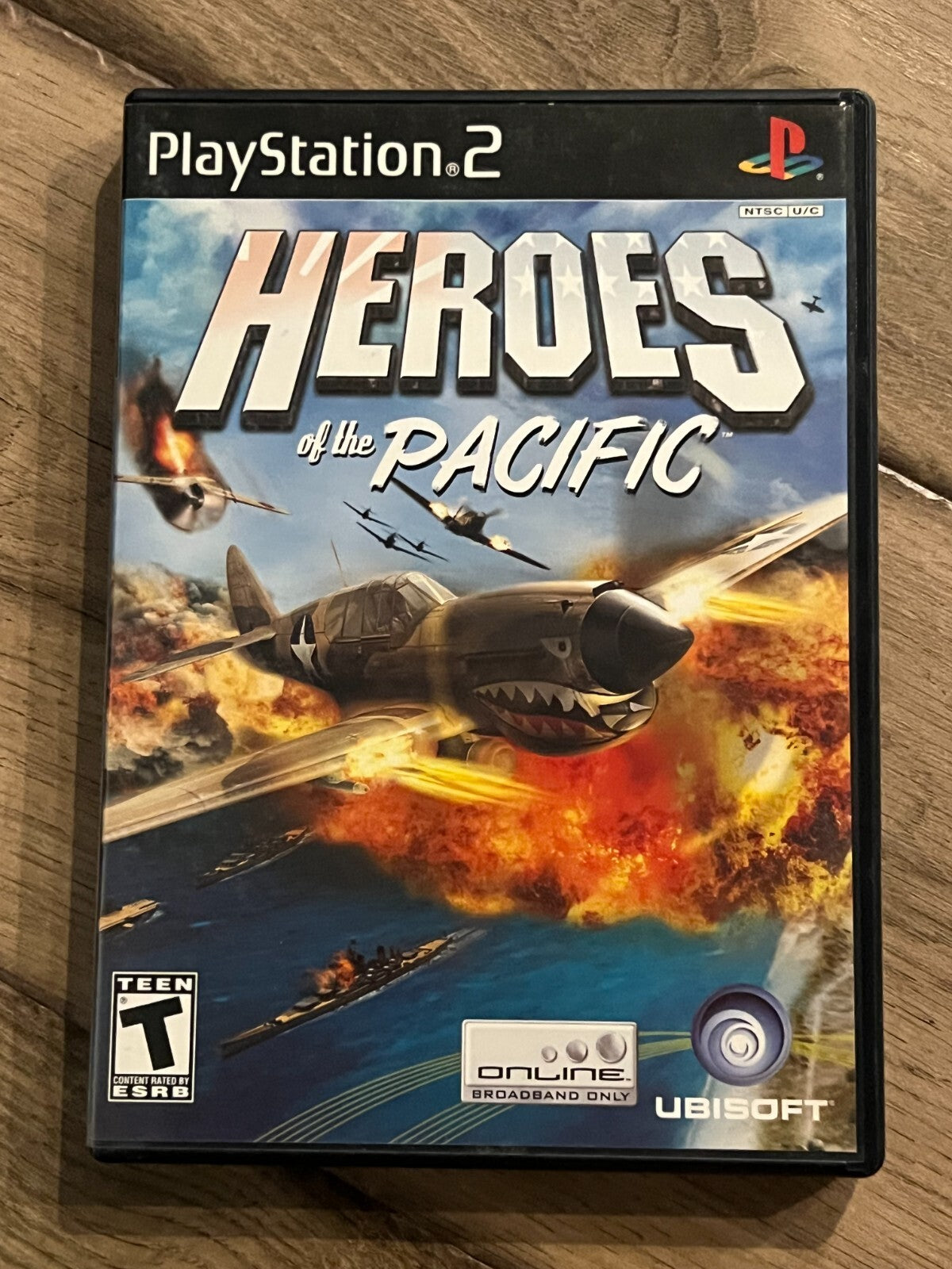 Heroes of the Pacific (Sony PlayStation 2, 2005) NO MANUAL