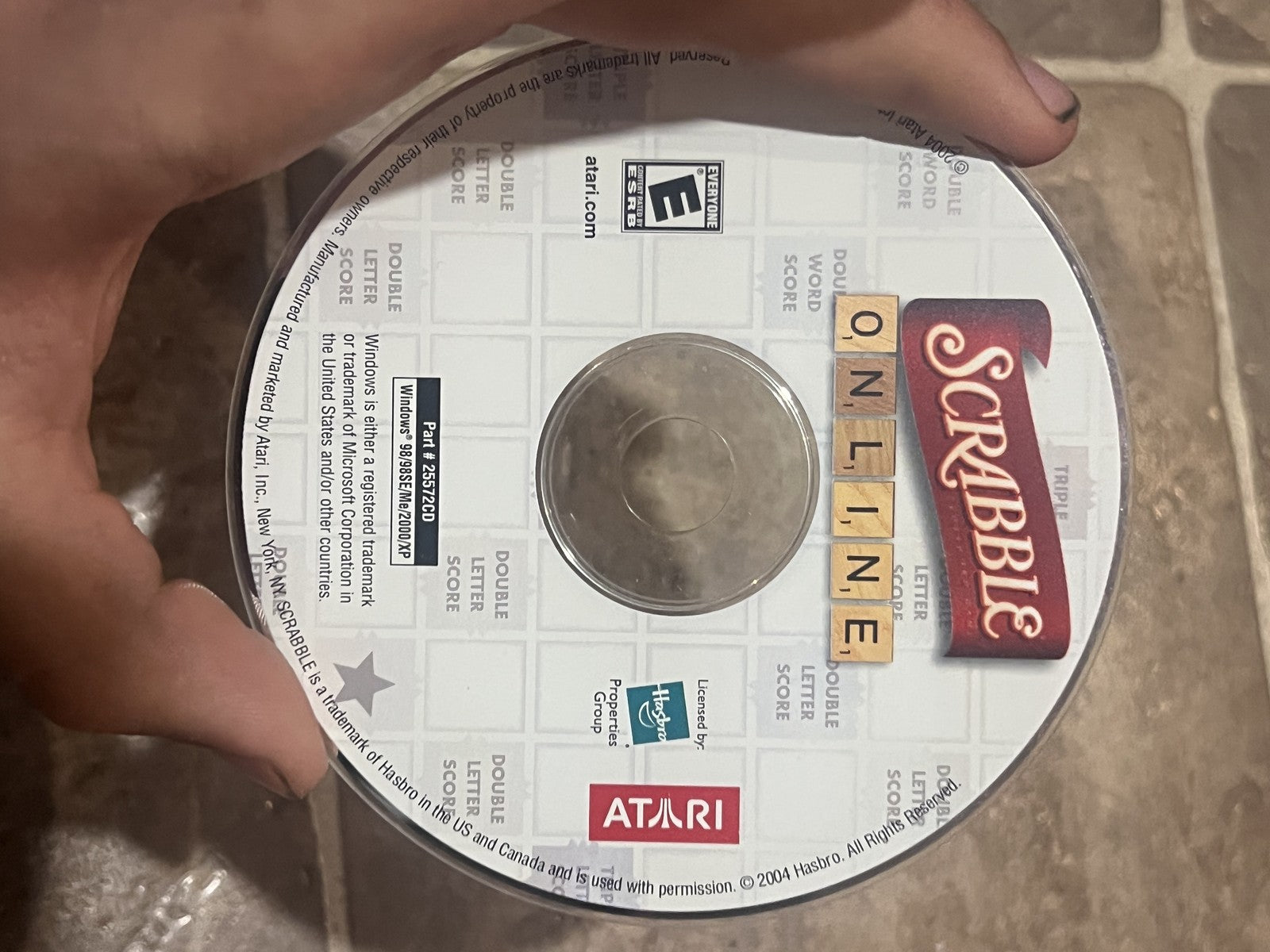 Scrabble Online (PC DVD-ROM, 2006) DISC ONLY