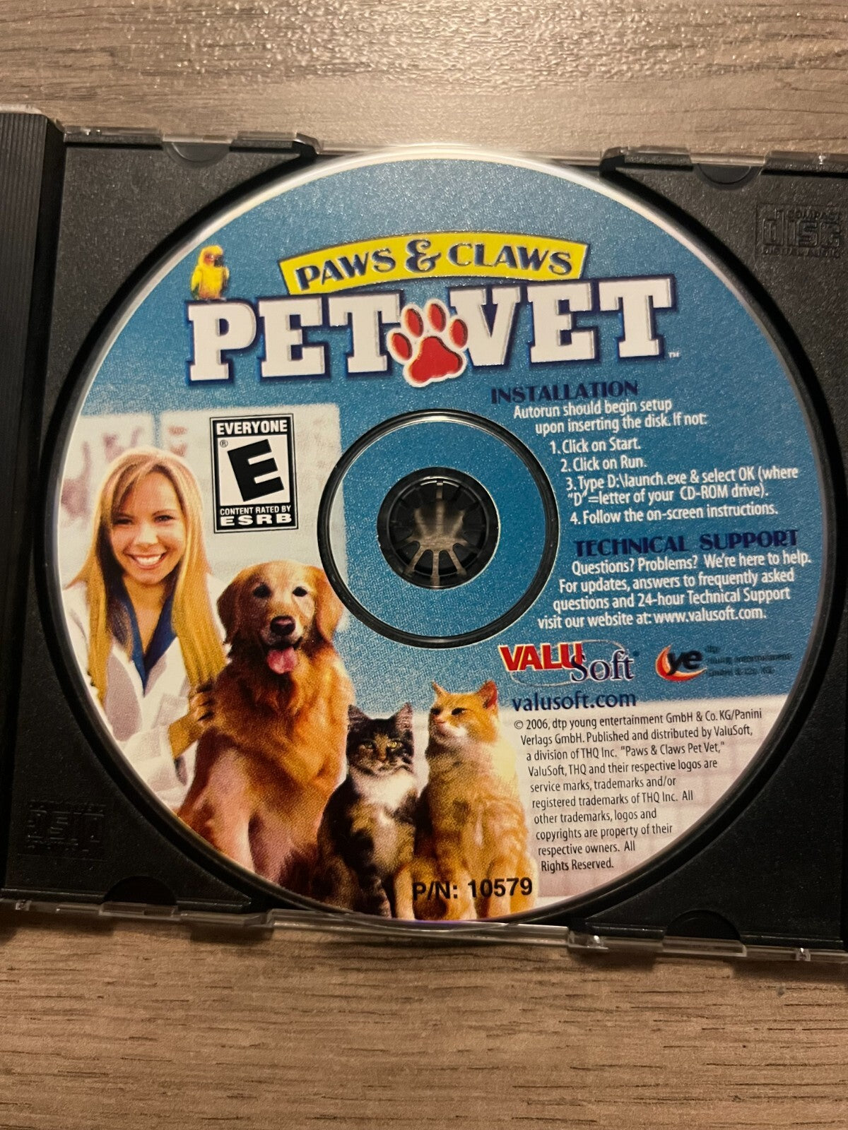 Paws & Claws: Pet Vet (PC, 2006) DISC ONLY